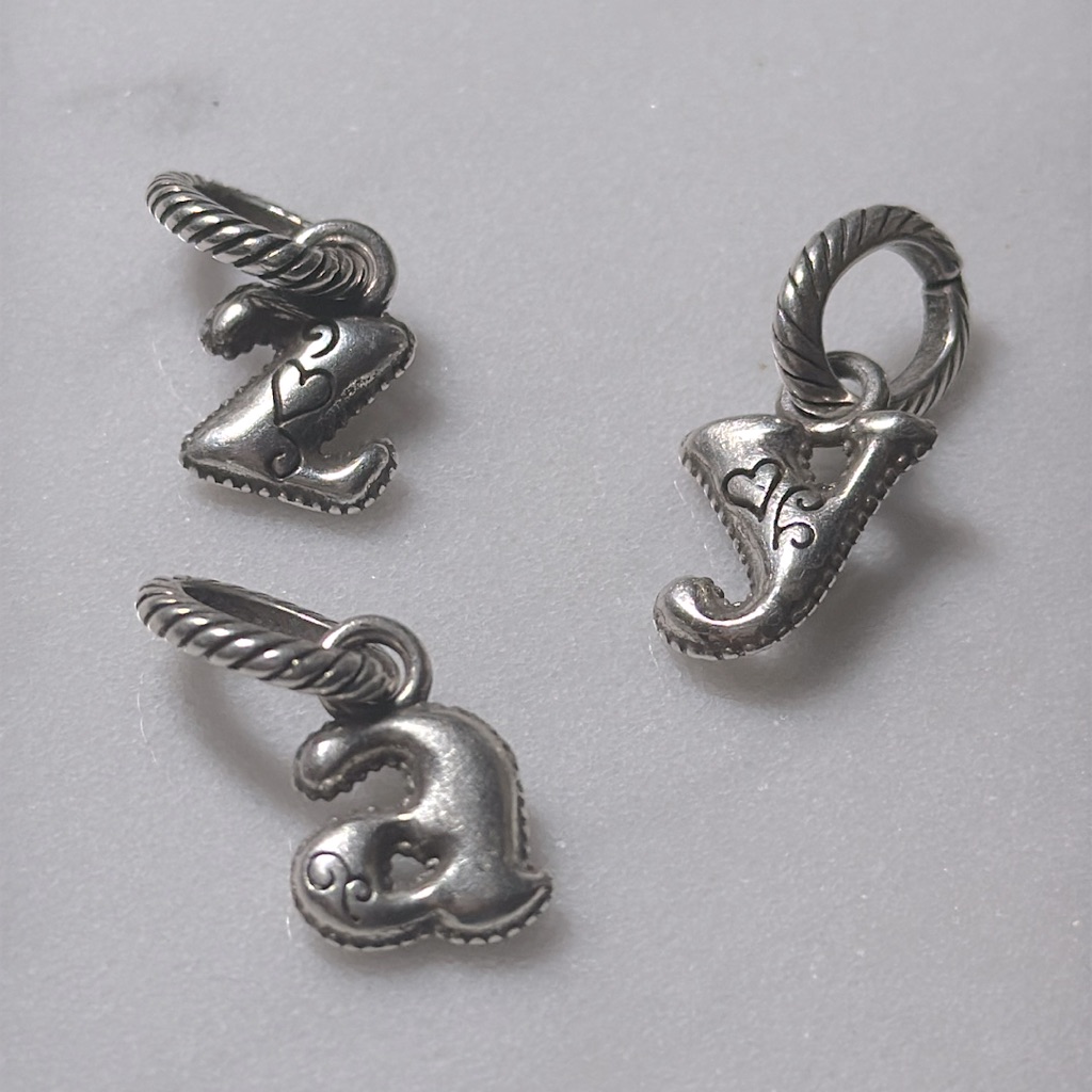 Brighton Alphabet Lower Case Letter Charms 29$